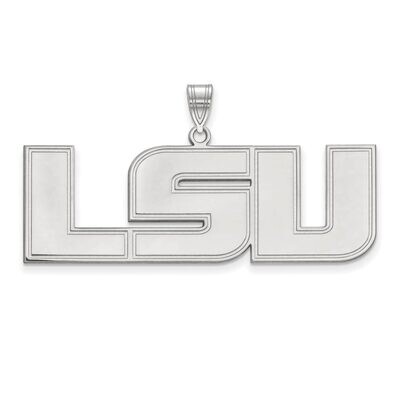 Louisiana State University x-Large Pendant 14k White Gold 4W084LSU, MPN: 4W084LSU, 886774855059