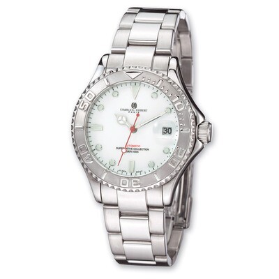 Mens Charles Hubert Stainless Steel Off White Dial Watch XWA504, MPN: XWA504, 811233012537