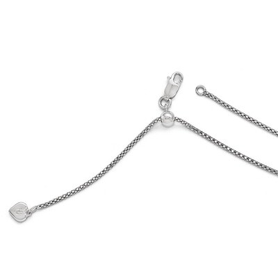 Leslie&#39;s Adjustable Fancy Mesh Chain 22 Inch - Sterling Silver HB-FC34-22, MPN: FC34-22, 8867745421…
