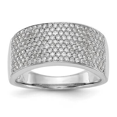 Micro Pave Diamond Band 14k White Gold RM3248B-097-WAA, MPN: RM3248B-097-WAA,