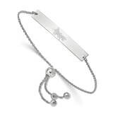 University of Nebraska Small Bar Adjustable Bracelet Sterling Silver SS099UNE-9, MPN: SS099UNE-9, 1…