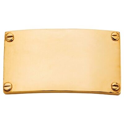 Nikki Lissoni Gold-plated Large Tag of 34 x 19 mm with Screws T1006GL, MPN: T1006GL, 8719075306567