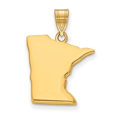 Mn State Pendant Bail Only 14k Gold XNA707Y-MN, MPN: XNA707Y-MN, 886774754055