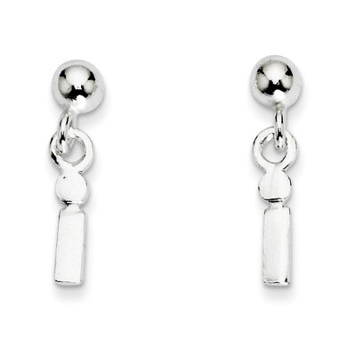 I Dangle Post Earrings Sterling Silver Polished QE6885I, MPN: QE6885I, 883957557601