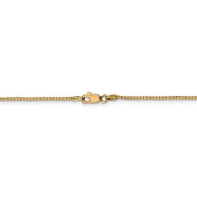 22 Inch 1.1mm Box Chain 14k Yellow Gold BOX110-22, MPN: BOX110-22, 886774584584