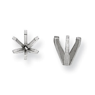 Round 6-Prong High-Heavy .25Ct. Setting Platinum PL139-1, MPN: PL139,