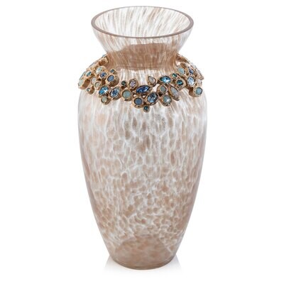Jay Strongwater Norah Bejeweled Vase Oceana SDH2562-230, MPN: SDH2562-230, 848510042635