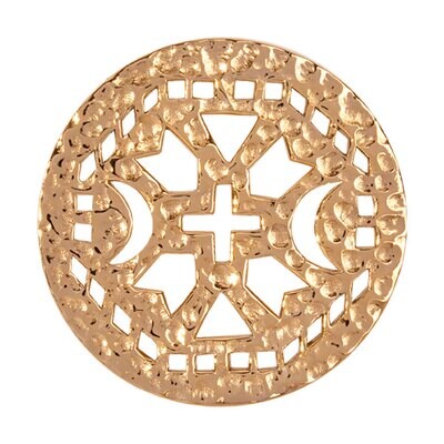 Nikki Lissoni Ancient Cross Gold Plated 33mm Coin C1176GM, MPN: C1176GM, 8718627464649