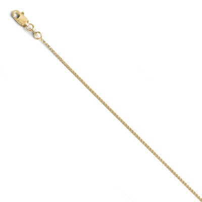 Leslie&#39;s 1mm Diamond-cut Wheat Chain 16 Inch - 10k Gold HB-8212-16, MPN: 8212-16, 886774544847