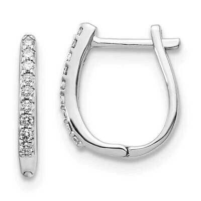 Earrings 14k White Gold Diamond EM5413-010-WA, MPN: EM5413-010-WA, 191101333729