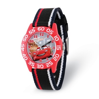 Disney Kids Cars Lightning McQueen Acrylic Time Teacher Watch  XWA5767, MPN: XWA5767, 843231081420