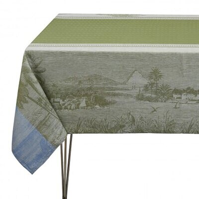 Le Jacquard Francais T.Cloth Croisiere Sur Nil Green 100% Linen 26751, MPN: 26751, 3660269267513