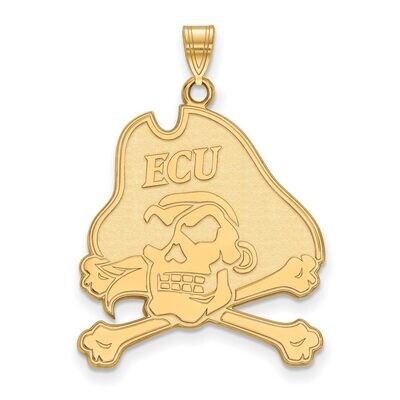 East Carolina University x-Large Pendant 10k Yellow Gold 1Y005ECU, MPN: 1Y005ECU, 886774802541