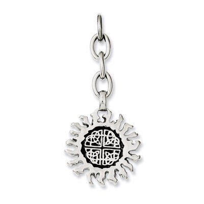 Celtic Sun Interchangeable Charm Pendant - Stainless Steel SRCH225 by Chisel, MPN: SRCH225,
