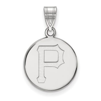 Pittsburgh Pirates Medium Disc Pendant Sterling Silver SS014PIR, MPN: SS014PIR, 886774627274