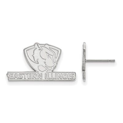 Eastern Illinois University Small Post Earring 10k White Gold 1W006EIU, MPN: 1W006EIU, 886774774527