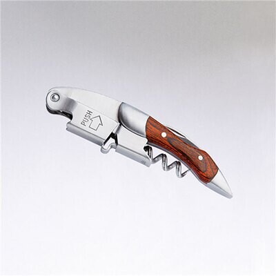 Frieling Waiter&#39;s Corkscrew Stainless Steel And Wood 4.75&quot; C205053