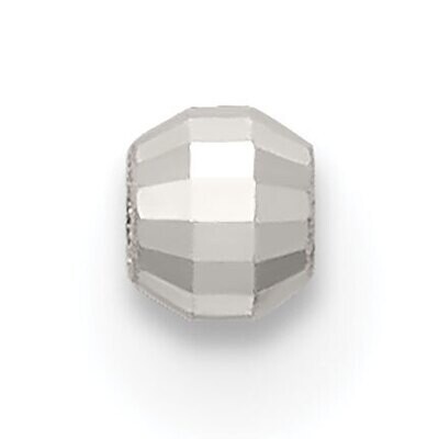 2.5mm Faceted Bead Sterling Silver SS3905, MPN: SS3905,