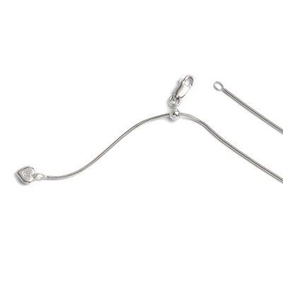 Leslie&#39;s Adjustable Snake Chain 22 Inch - Sterling Silver HB-FC12-22, MPN: FC12-22, 886774542034