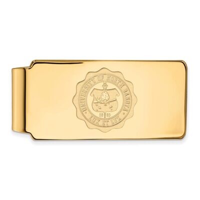 University of North Dakota Money Clip Crest Gold-plated Silver GP032UNOD, MPN: GP032UNOD, 886774935…