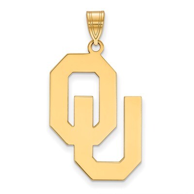 University of Oklahoma x-Large Pendant 14k Yellow Gold 4Y005UOK, MPN: 4Y005UOK, 886774864617