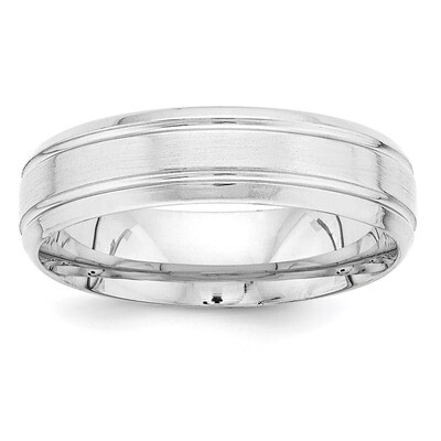 Heavy Comfort Fit Fancy Band 14k White Gold WB103, MPN: WB103, 886774491059