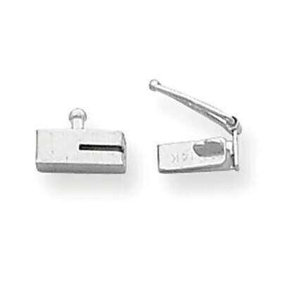 Replacement Tongue for Box Clasp 14k White Gold WG1828X, MPN: WG1828X,