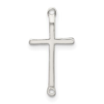 CroSterling Silver Casted Component Link Sterling Silver Polished SS5031, MPN: SS5031,