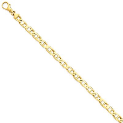 6.2mm Polished Fancy Link Chain 20 Inch 14k Gold LK500-20, MPN: LK500-20, 191101652578
