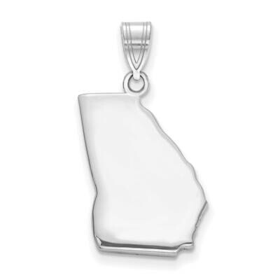 Ga State Pendant Bail Only 14k White Gold XNA707W-GA, MPN: XNA707W-GA, 886774753423