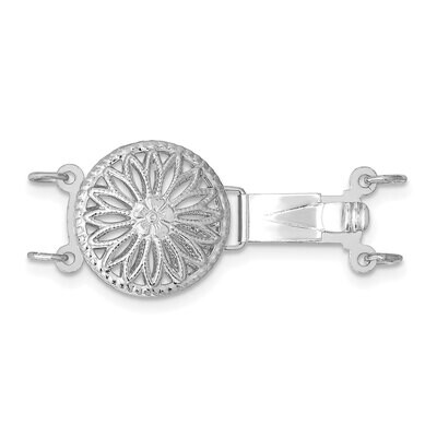 Multi-Strand Bead Pearl Clasp 14k White Gold WG1982, MPN: WG1982,