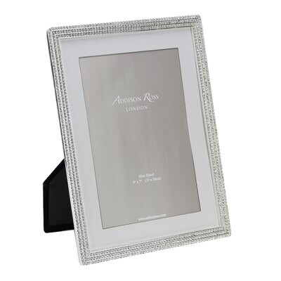 Addison Ross Silver Beatrice Diamante Picture Frame 5 x 7 Inch Zinc FR0848, MPN: FR0848, UPC/EAN: 5…