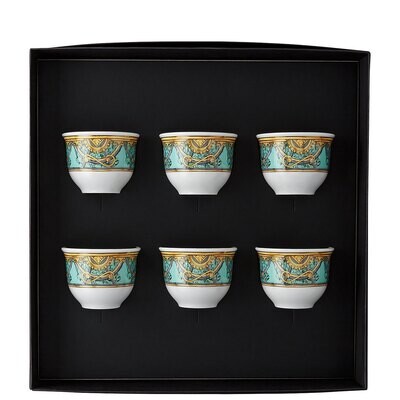 Versace La Scala del Palazzo Verde Set Of 6 Mugs Small W O Handle, MPN: 14413-403664-28403, 7909550…