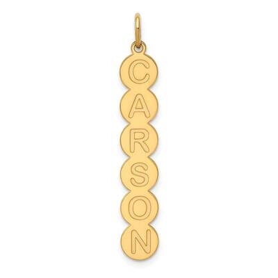 6 Letter Bubble Pendant Sterling Silver Gold-plated XNA1329GP, MPN: XNA1329GP,