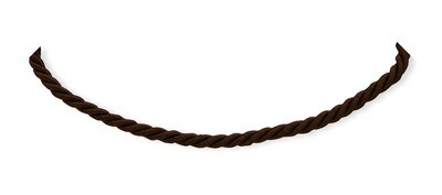 18 Inch 1Brown Satin Cord Necklace Sterling Silver QK48-18, MPN: QK48-18, 883957480787