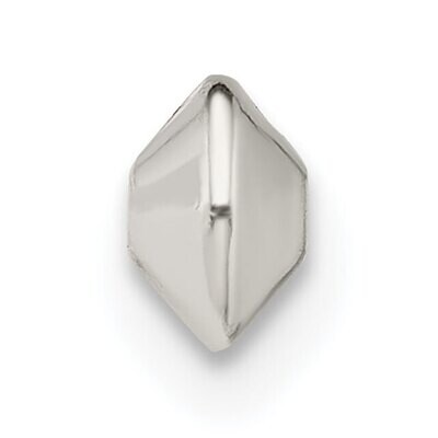 4 x 2.8mm Polished Saucer Bead Sterling Silver SS4043, MPN: SS4043,
