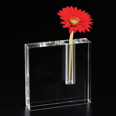 Badash Crystal Block Bud Vase GM259, MPN: GM259, 769076009958