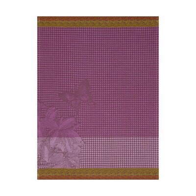 Le Jacquard Jardin Des Papillons Iris Hand Towel 21x15 Set of 4, MPN: 24734, 3660269247348
