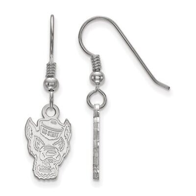 North Carolina State University Small Dangle Earring Wire Sterling Silver SS049NCS, MPN: SS049NCS, …
