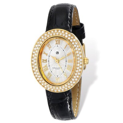 Charles Hubert IP-plated Stainless Leather Band 29x34mm Watch Ladies XWA4866, MPN: XWA4866, 8488700…