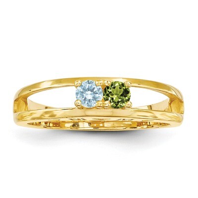 14k Yellow Gold 3mm Genuine Ring Family &amp; Mother XMR71/2GY, MPN: XMR71_2, 191101539985