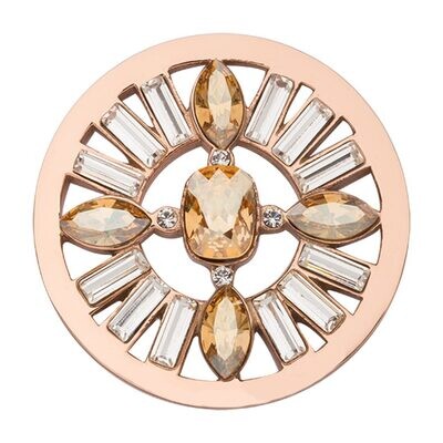 Nikki Lissoni Retro Chic with Swarovski Crystals Rose Gold-plated 33mm. Coin C1649RGM, MPN: C1649RG…