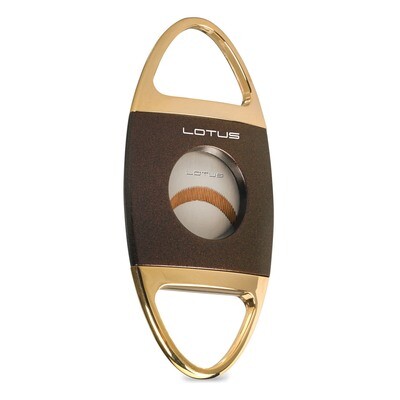 Jaws Serrated Cigar Cutter - Brown &amp; Gold GM19883, MPN: GM19883, 894236014685