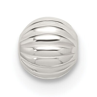 5.0mm Corrugated Bead Sterling Silver SS3811, MPN: SS3811,