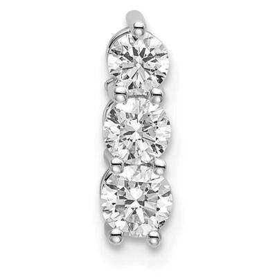 Diamond Si1/Si2 G H I 3-Stone Pendant 14k White Gold Lab Grown PM6637-050-WLG, MPN: PM6637-050-WLG,…