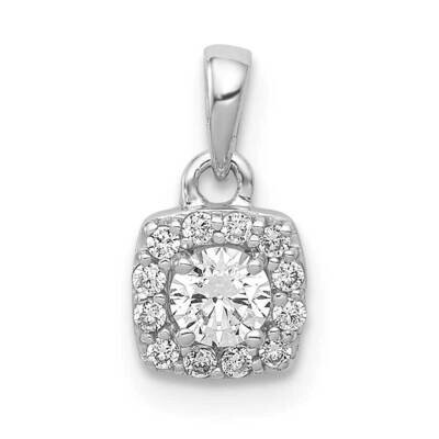 1/3Ct. Diamond Square Cluster Pendant 14k White Gold PM4762-033-WA, MPN: PM4762-033-WA, 883957920337
