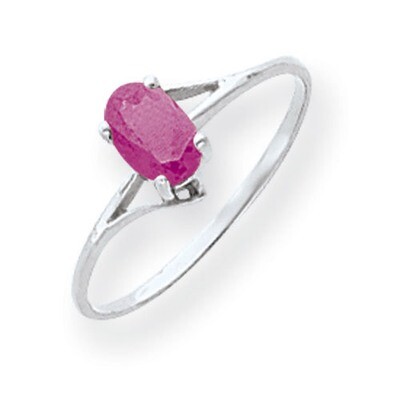 Pink Sapphire Ring 14k white Gold 6x4mm Oval Y4660SP, MPN: Y4660SP, 883957565019