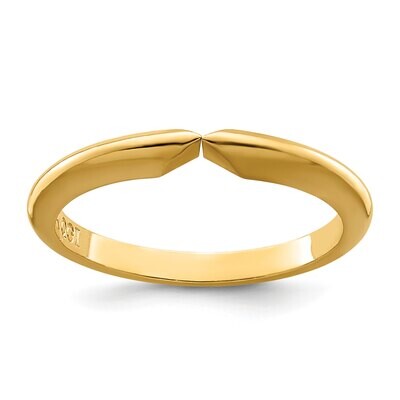 6-prong 1/2 round Heavy Weight (High Shoulders) Shank 14k Yellow Gold YGSH28, MPN: YGSH28,