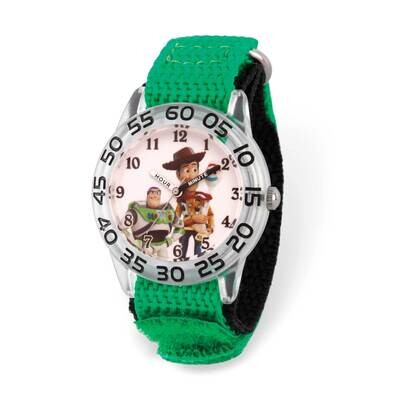 Disney Toy Story Time Teacher Green Band Kids Watch XWA6214, MPN: XWA6214, 842885110807