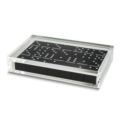 Lucite Black Domino Set GM26023, MPN: GM26023,